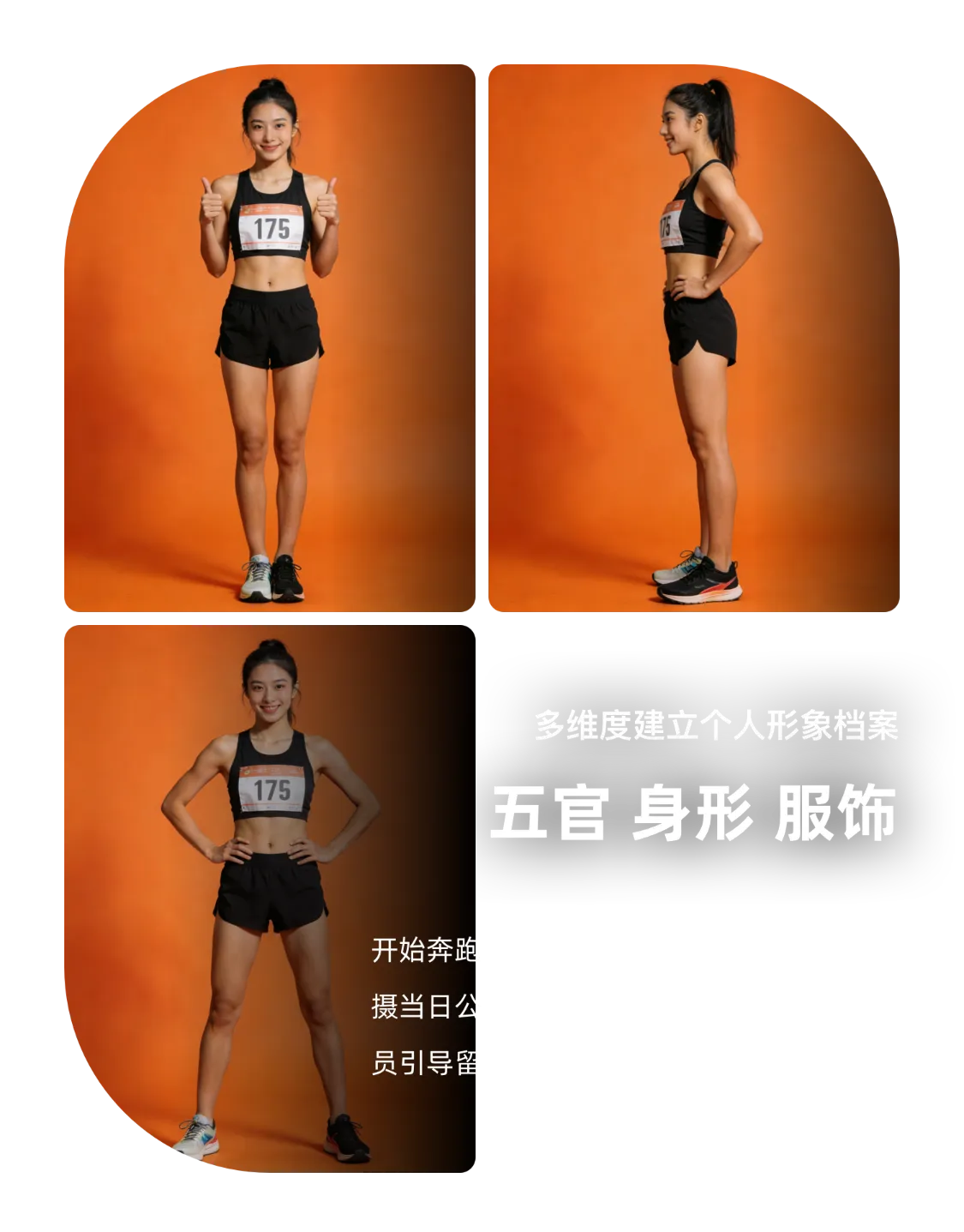 在采集点留下全身公式照，完成 1:1 智能数字形象构建。